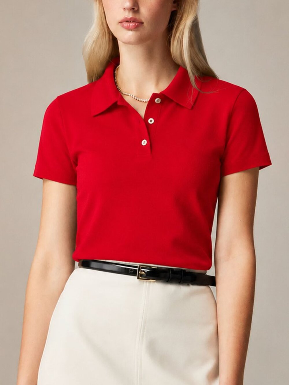 J. Crew Perfect-Fit Shrunken Polo Shirt